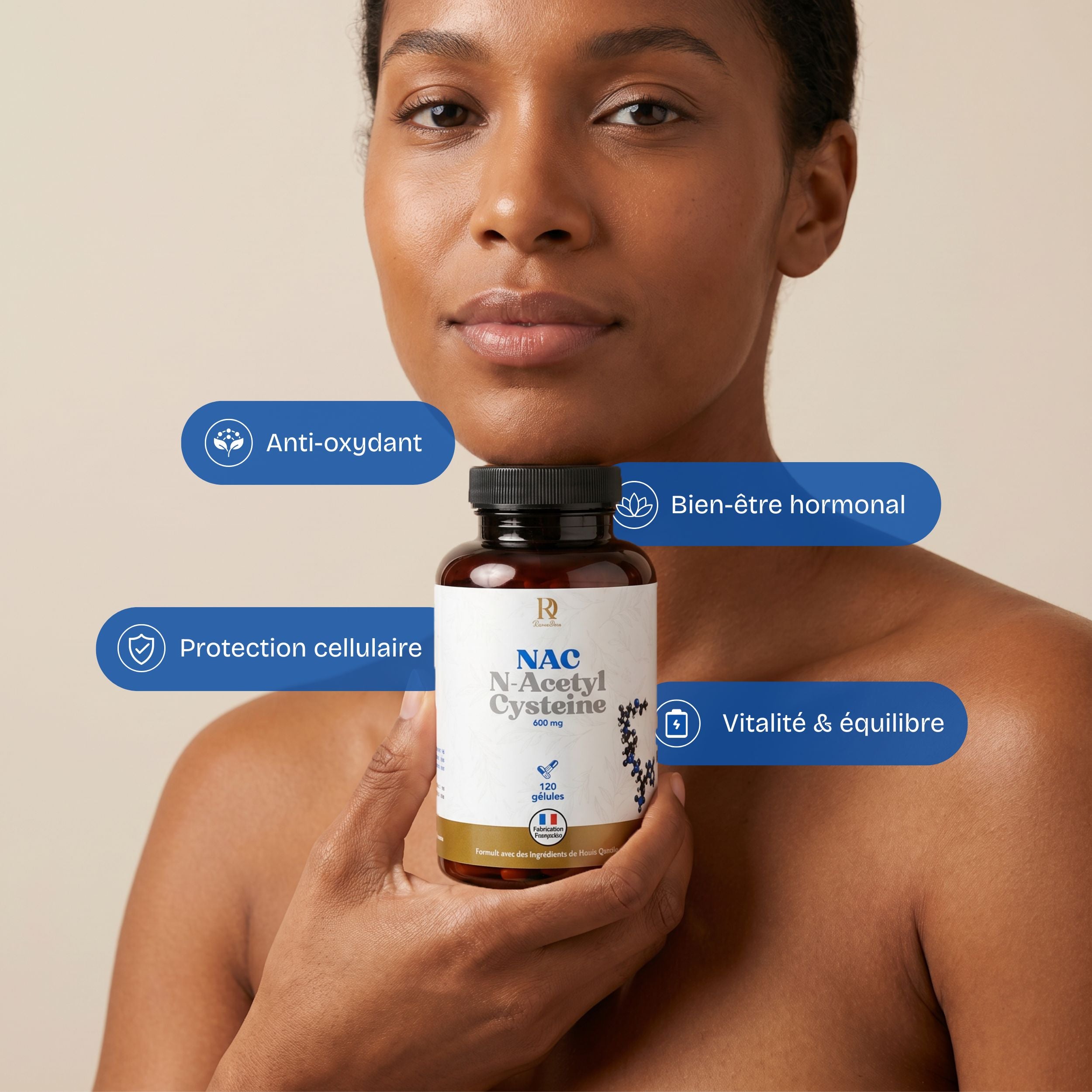 NAC 600mg (N-Acetyl Cysteine) - 3 mois de cure