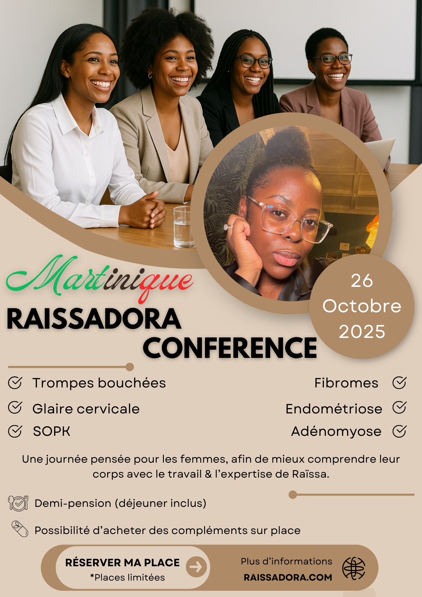 Billet conférence Martinique