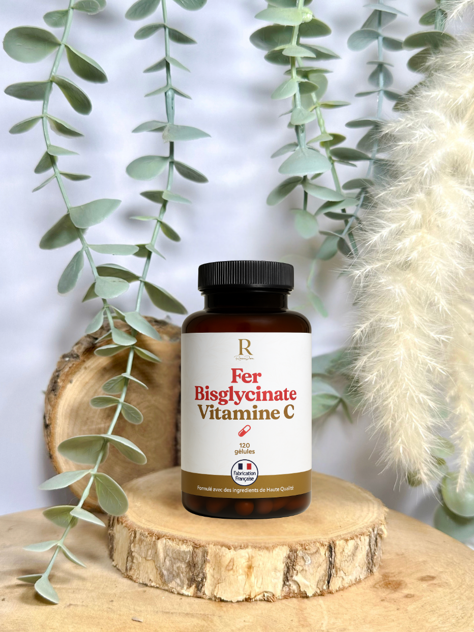 Fer Bisglycinate + Vitamine C – Cure de 4 mois