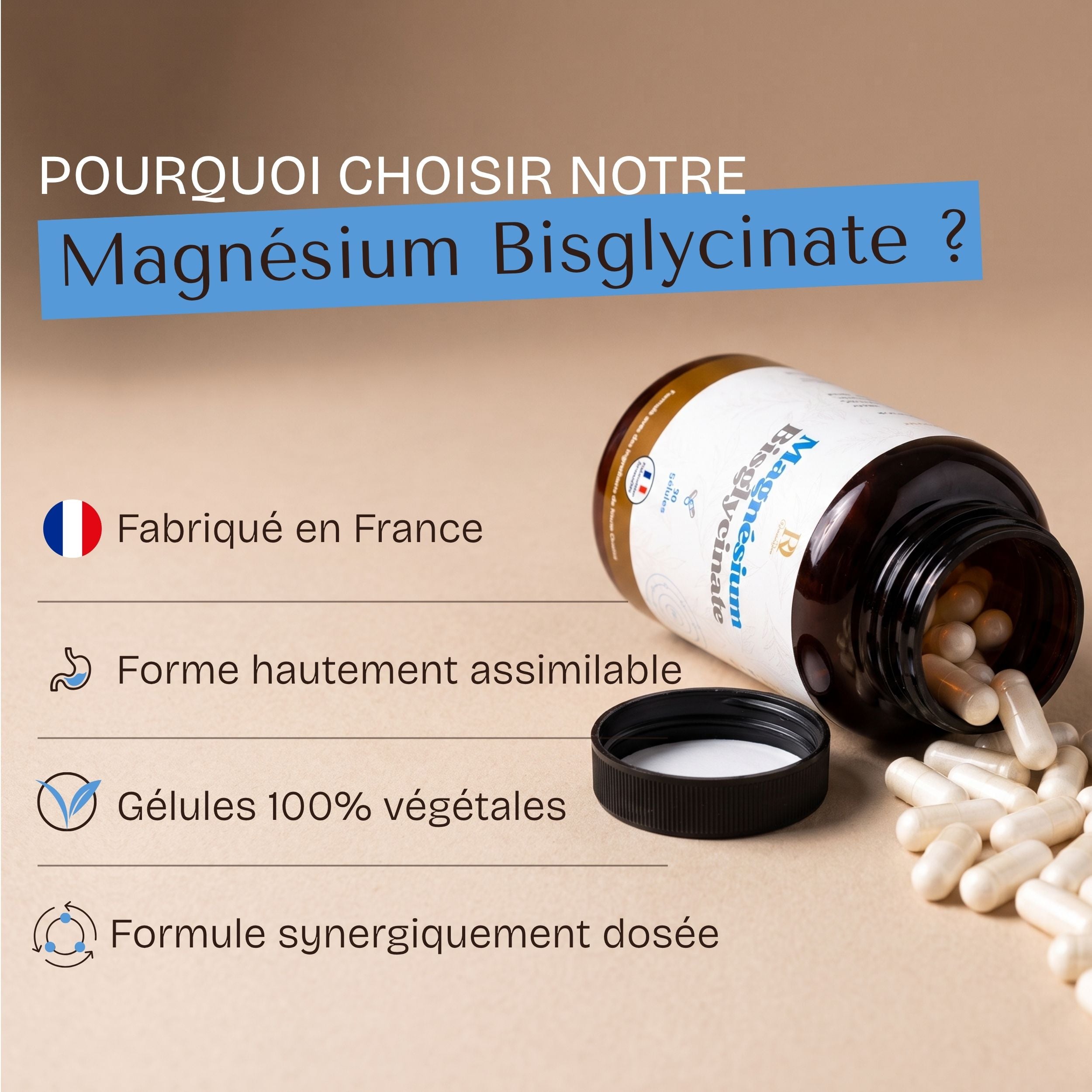 Magnésium bisglycinate + B-Complexe