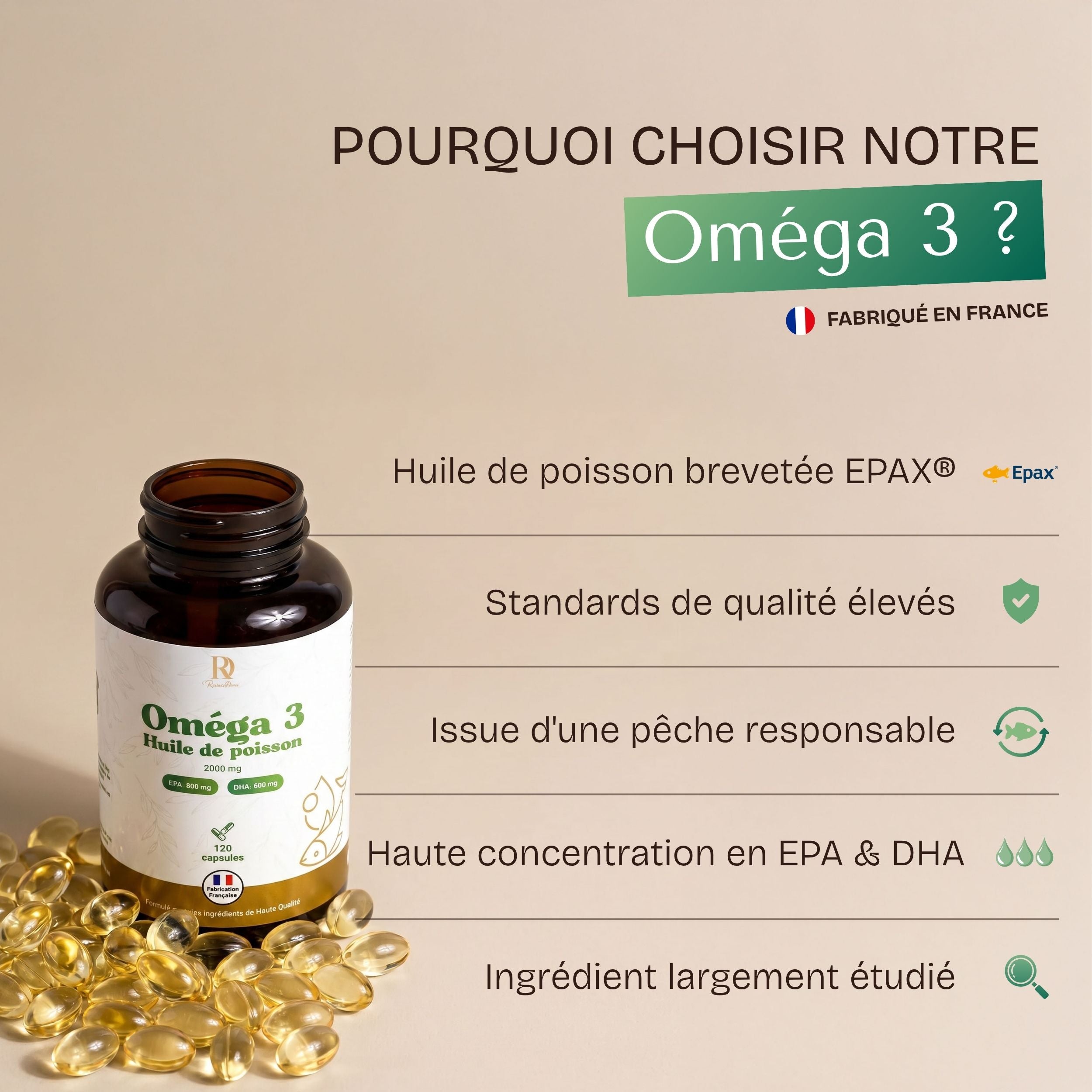 Oméga 3 - Cure de 1 mois