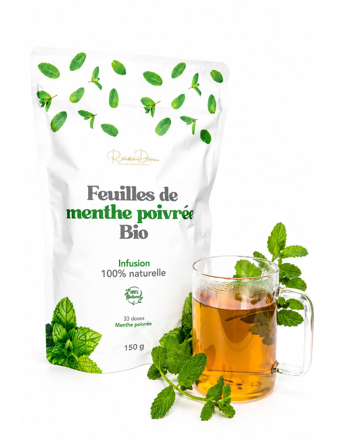 Infusion Feuilles de menthe poivrée Bio